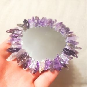 🎀2FOR15🎀Crystal mirror amethyst